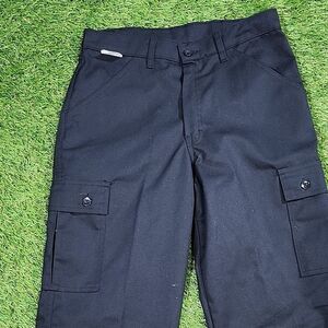 Men's Classic Black Cargo Pants Made In Canada 80s